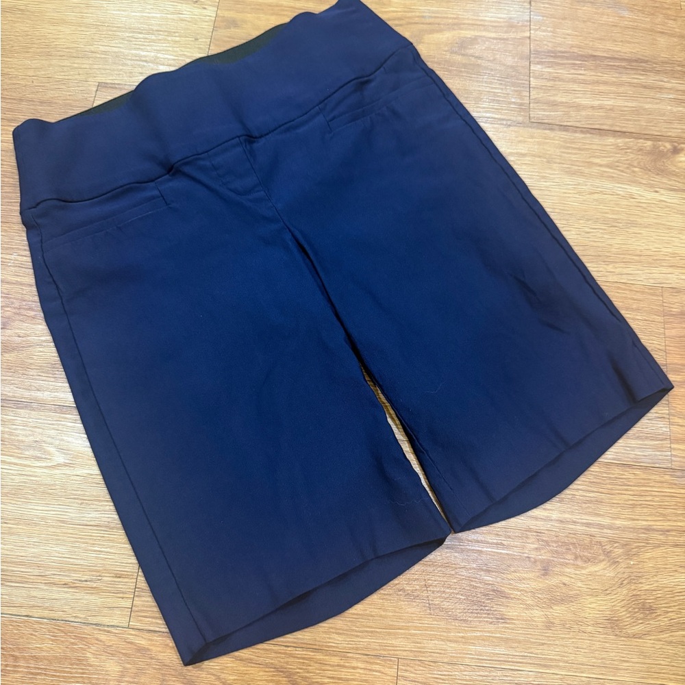 Apt. 9 Blue Bermuda Shorts Casual Versatile Design